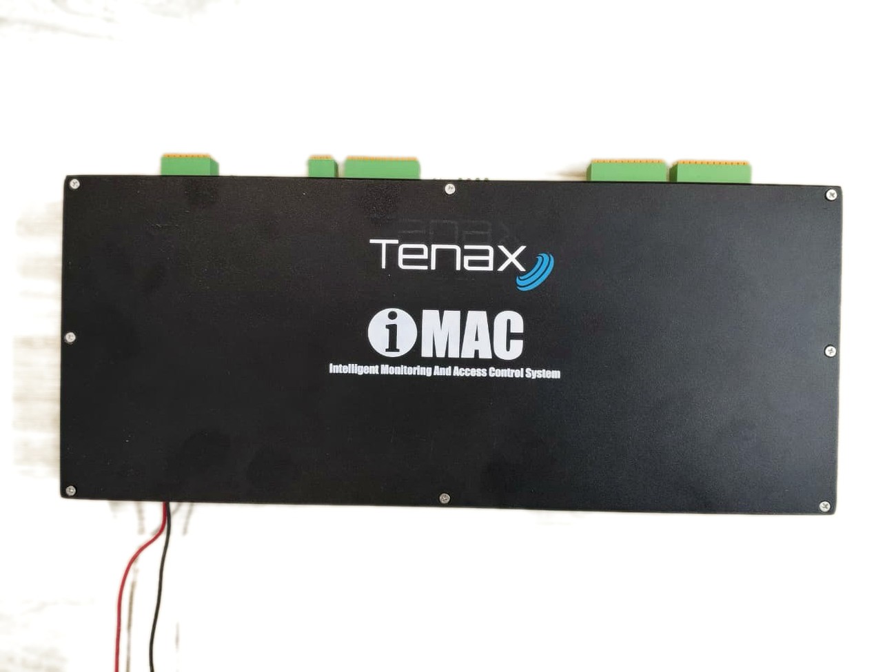 TENAX iMAC controller top view showing pluggable terminal blocks